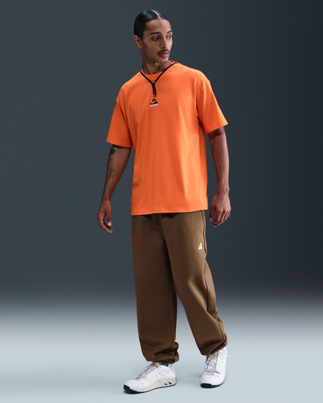Nike ACG 'Tuff Fleece' Trousers - Mosswood Brown/Summit White