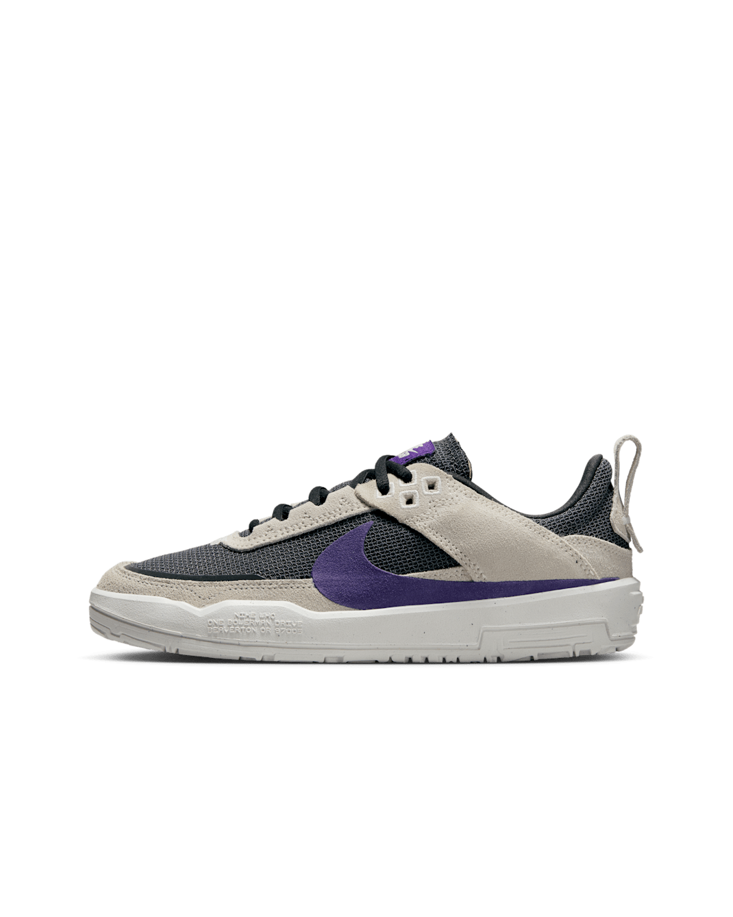 Nike SB Day One Big Kids' Skate Shoes - Phantom/Dark Smoke Grey/Summit White/Court Purple