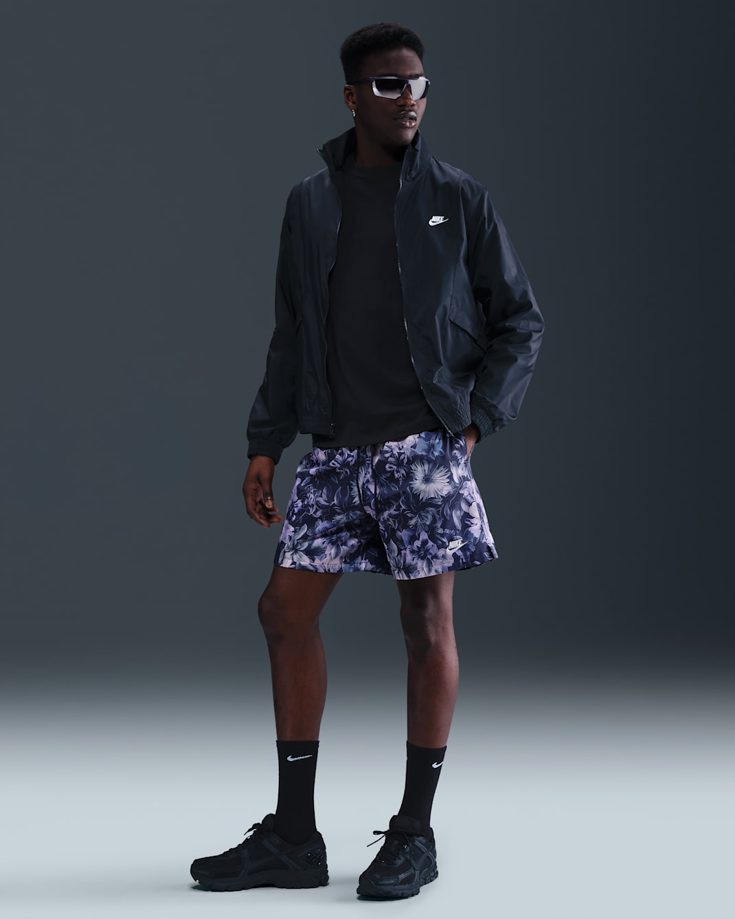 Nike Club Men's Flow Shorts - Midnight Navy/Psychic Blue