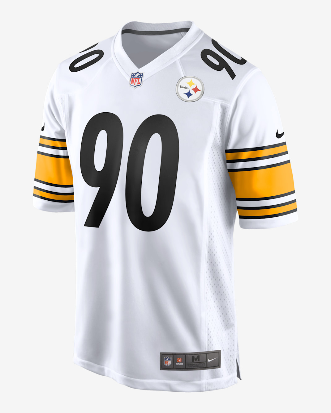 NFL Pittsburgh Steelers (T.J. Watt) Jersey de fútbol americano Game para hombre - Blanco