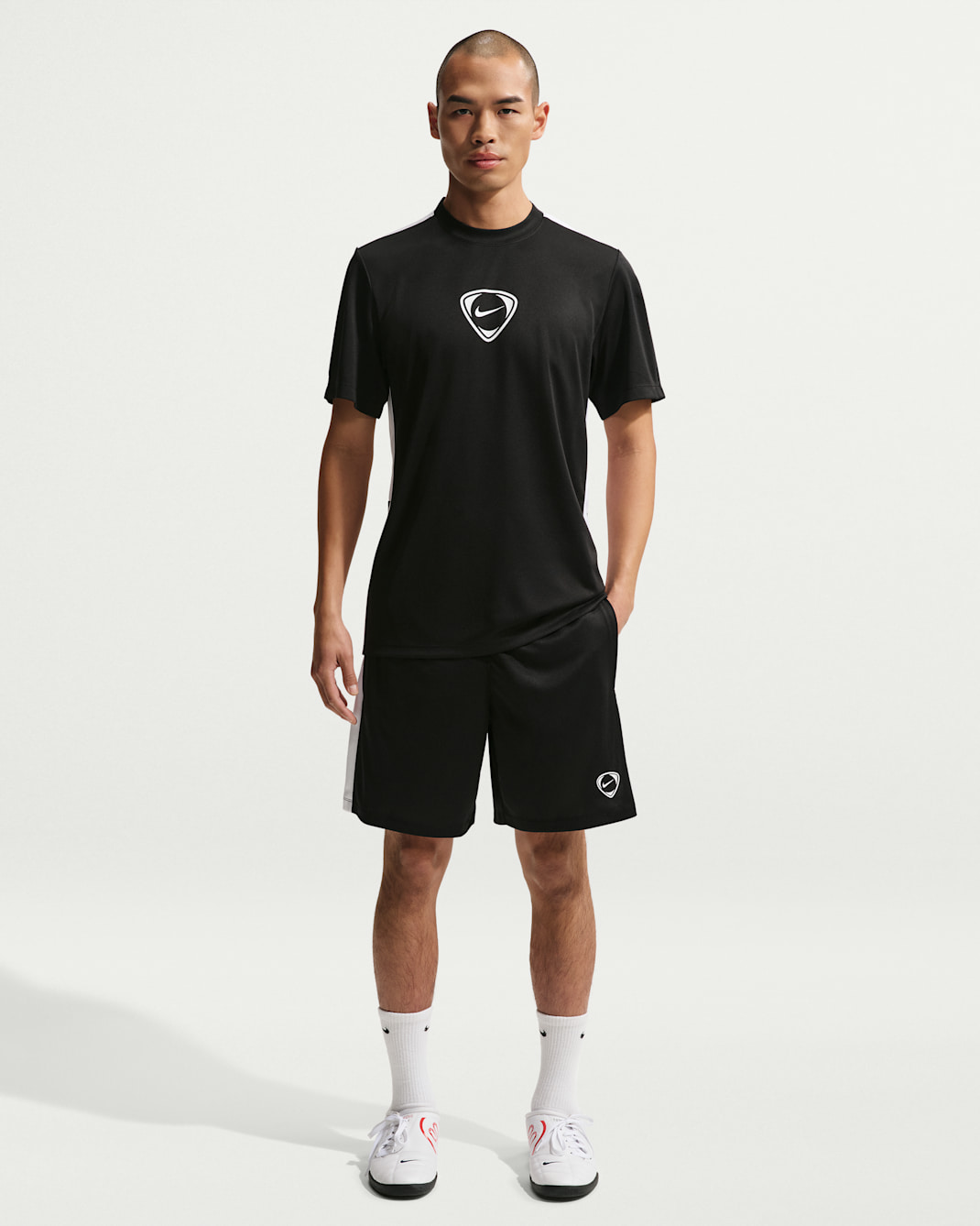 Nike Academy+ Men's Dri-FIT Soccer Shorts - Black/White/White