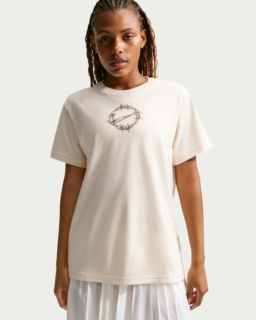 T-shirt oversize Nike Sportswear pour femme - Chalk