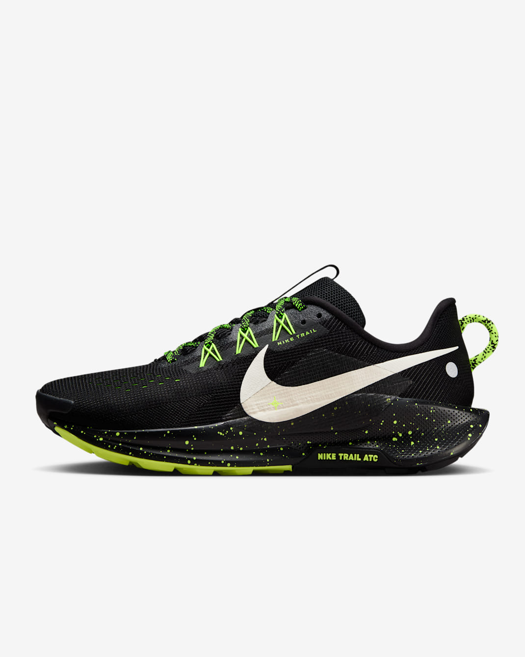 Nike Pegasus Trail 5 Arazi Tipi Erkek Koşu Ayakkabısı - Siyah/Volt Ice/Phantom