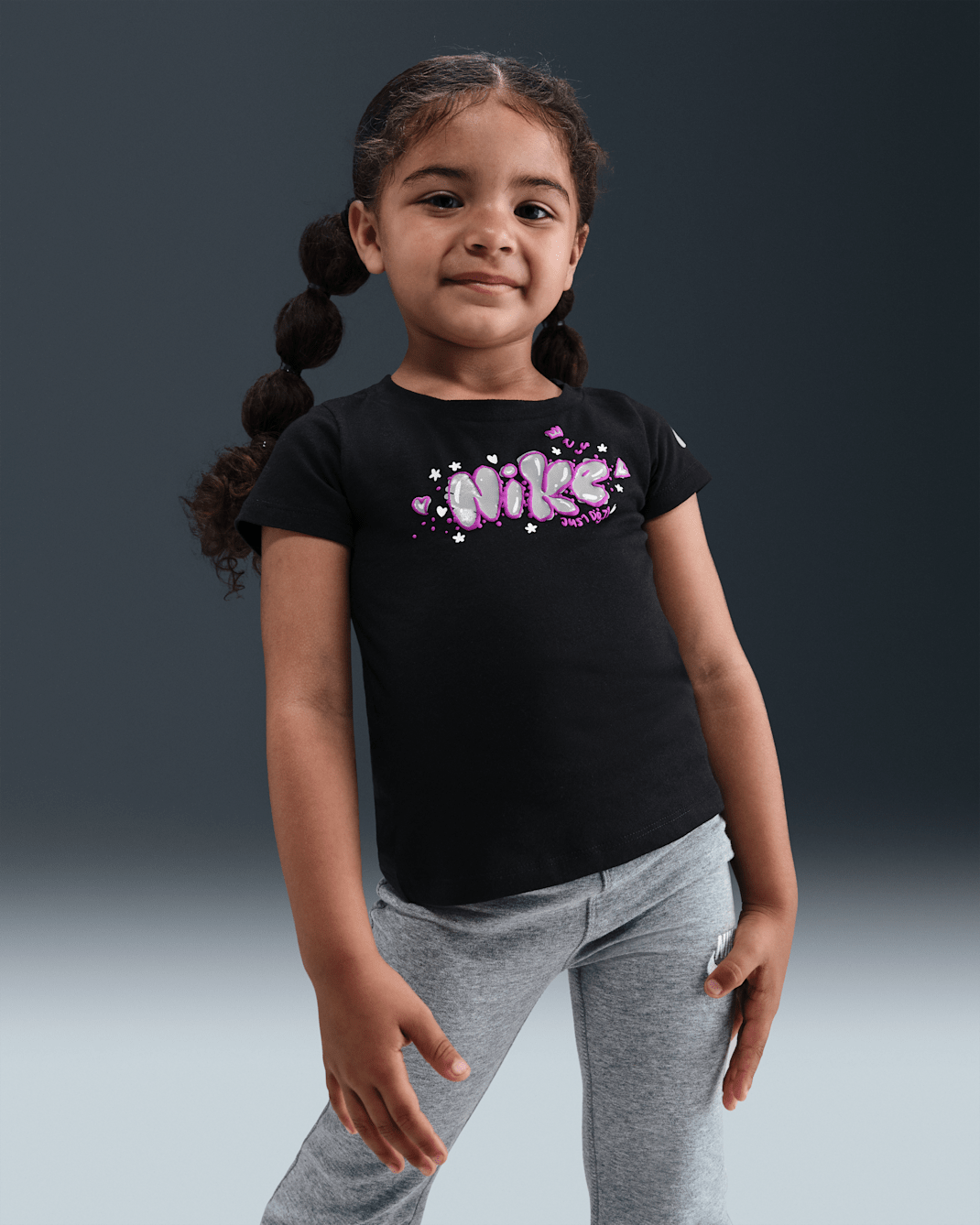 Nike Essentials Toddler Graphic Ringlet T-Shirt - Black