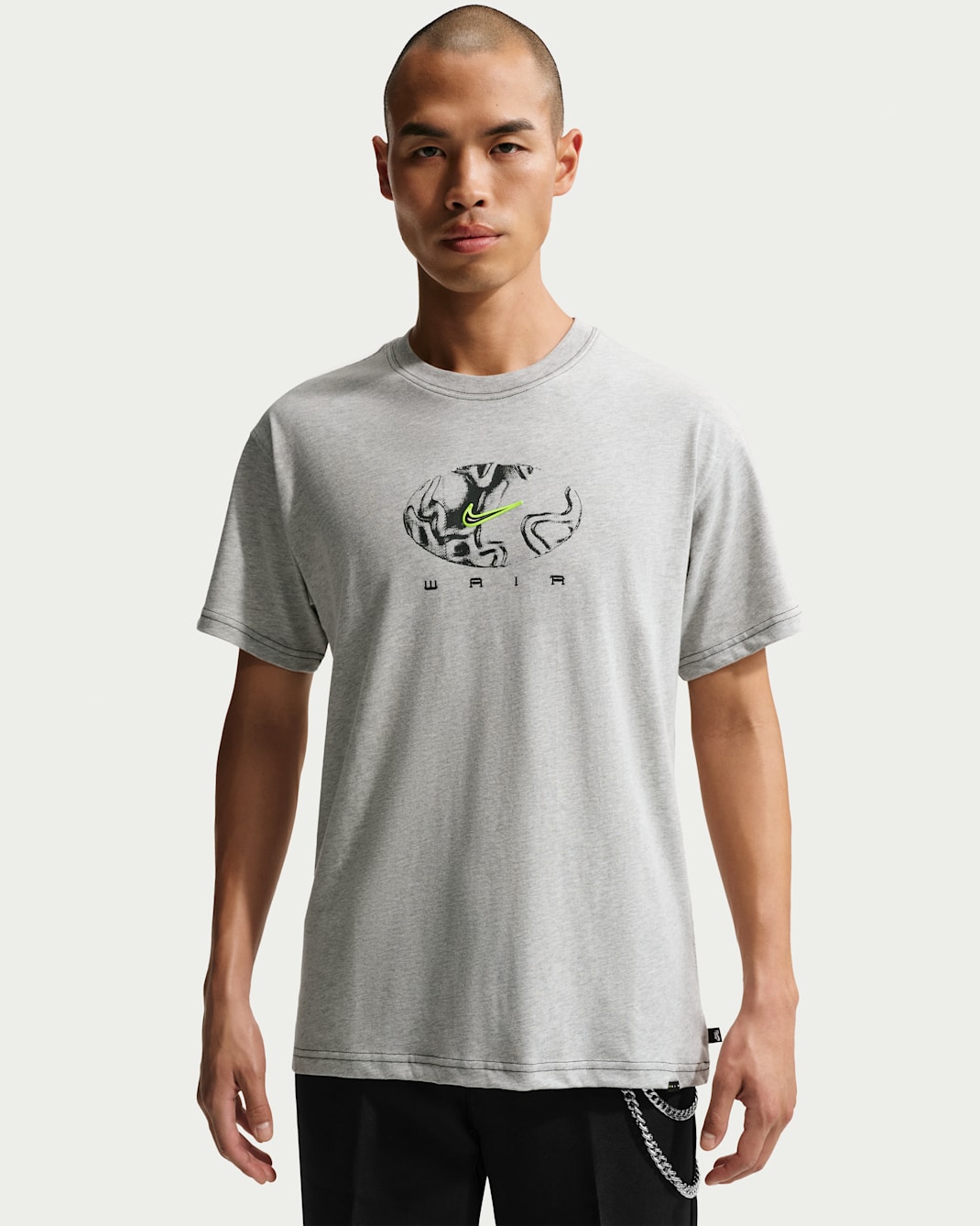나이키 SB 스케이트보딩 티셔츠 - 그레이 헤더