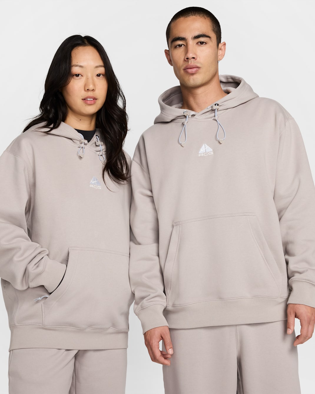 Nike ACG Therma-FIT Fleece Pullover Hoodie - College Grey/Football Grey/Thunder Blue/Summit White