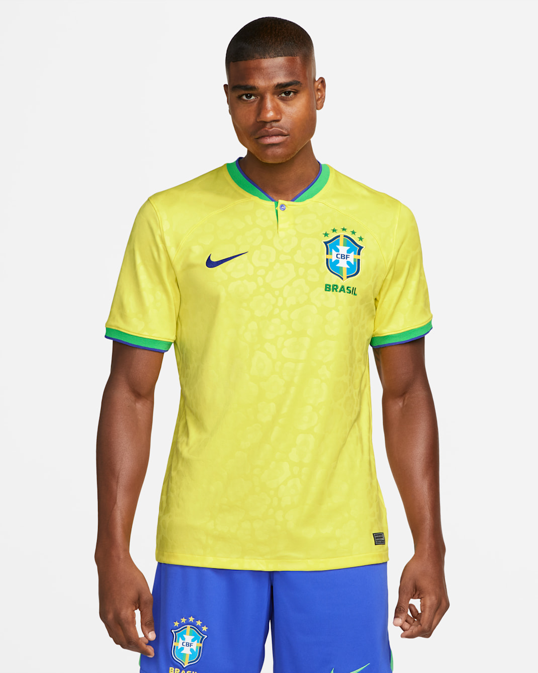 Brazil 2022/23 Stadium Home Men's Nike Dri-FIT Football Shirt - Dynamic Yellow/Green Spark/Paramount Blue/Paramount Blue