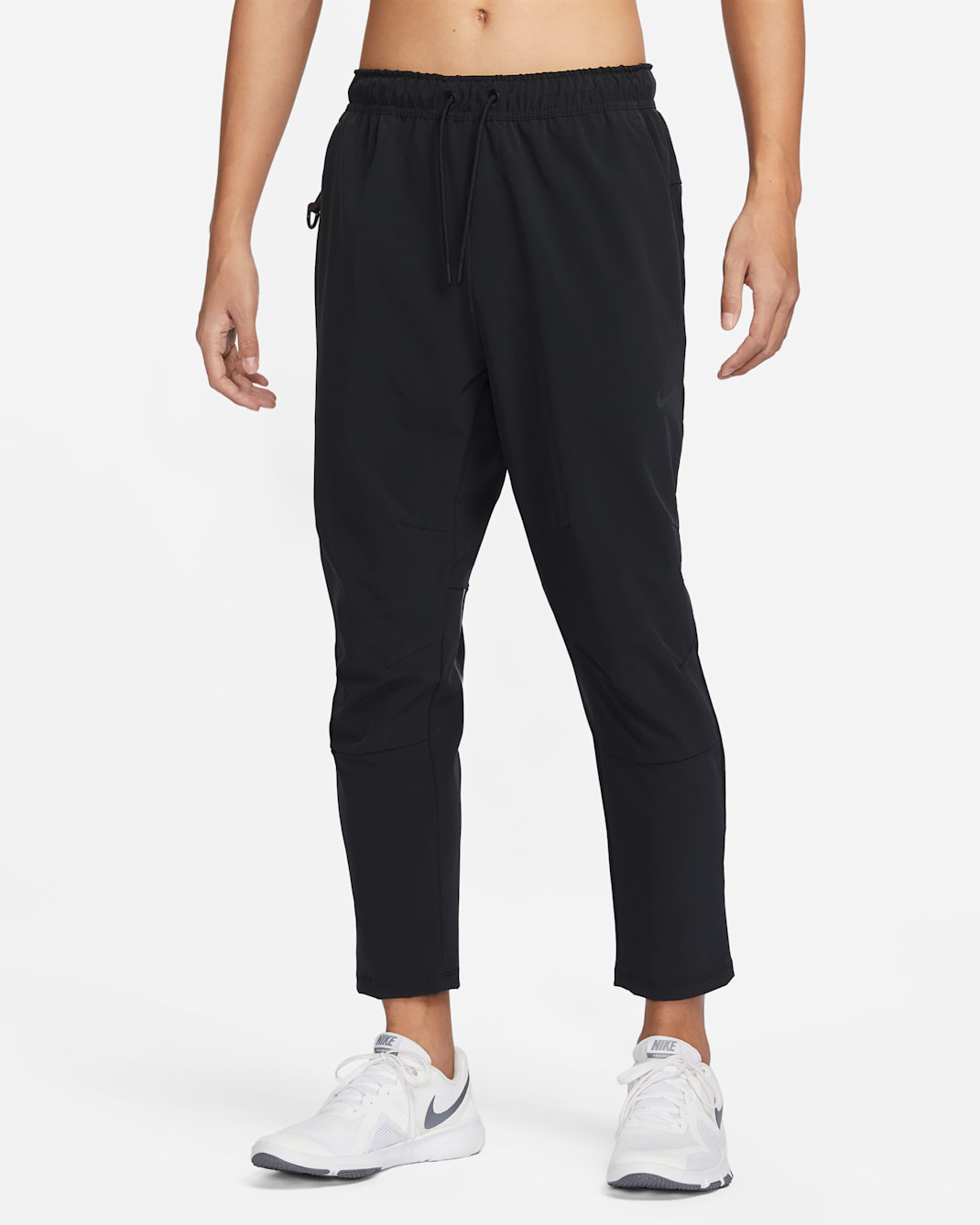 Nike Unlimited Men's Dri-FIT Tapered-Leg Trousers - Black/Anthracite/Light Pumice/Black