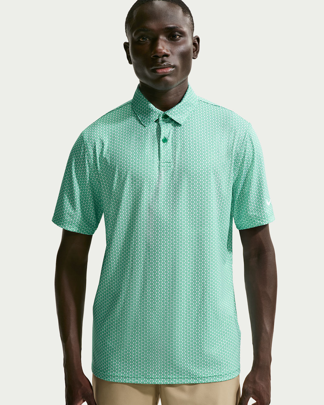 Nike Velocity Men's Dri-FIT Golf Polo - Malachite/Malachite/White