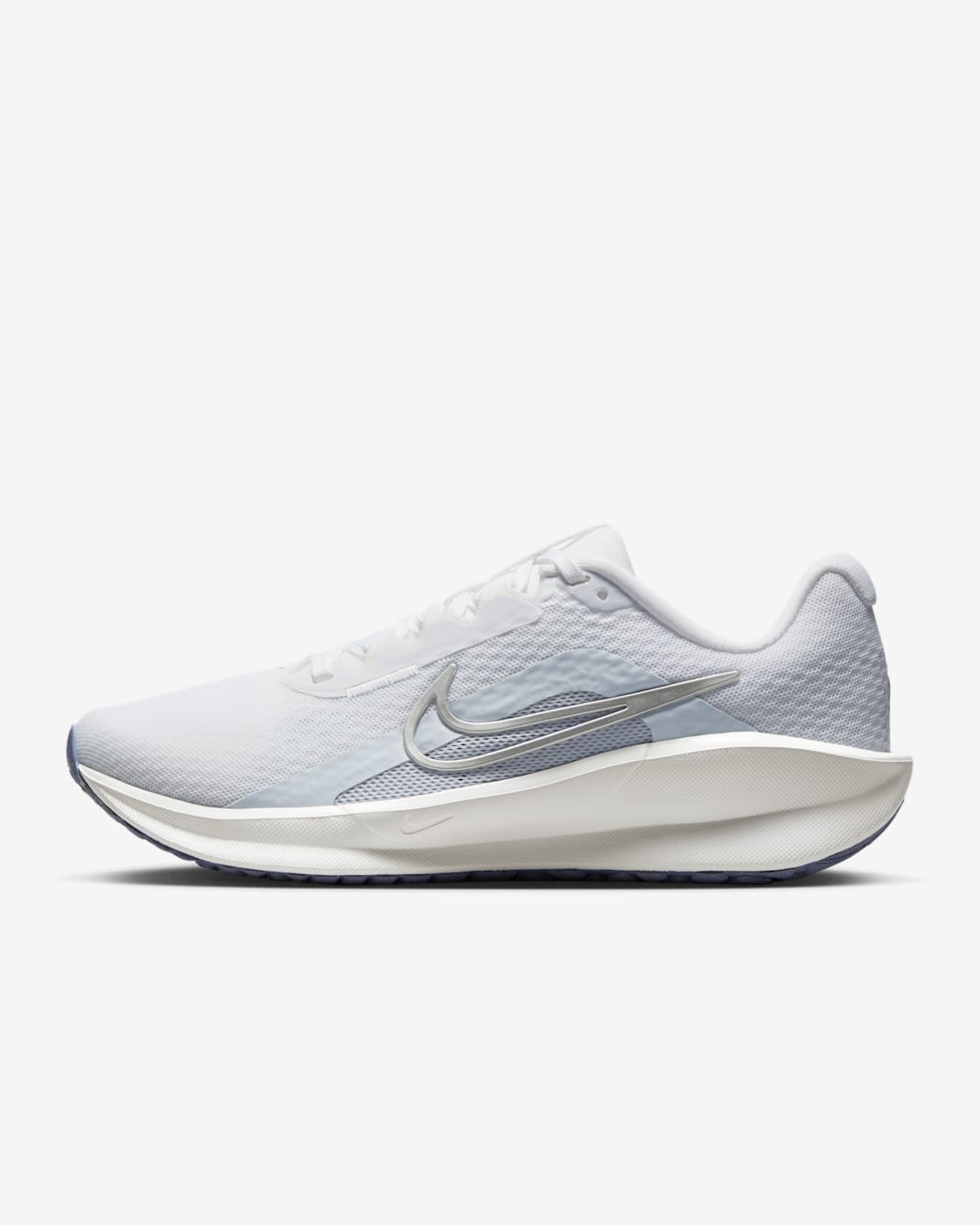 Nike Downshifter 13 løpesko for vei til dame - Hvit/Football Grey/World Indigo/Metallic Silver