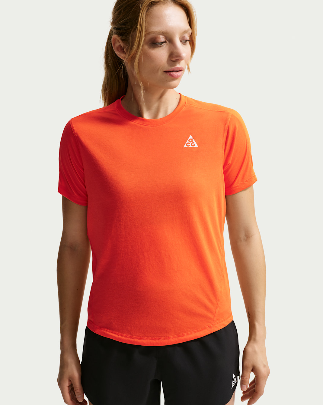 Nike ACG Women's Dri-FIT Short-Sleeve Trail Running Top - Safety Orange