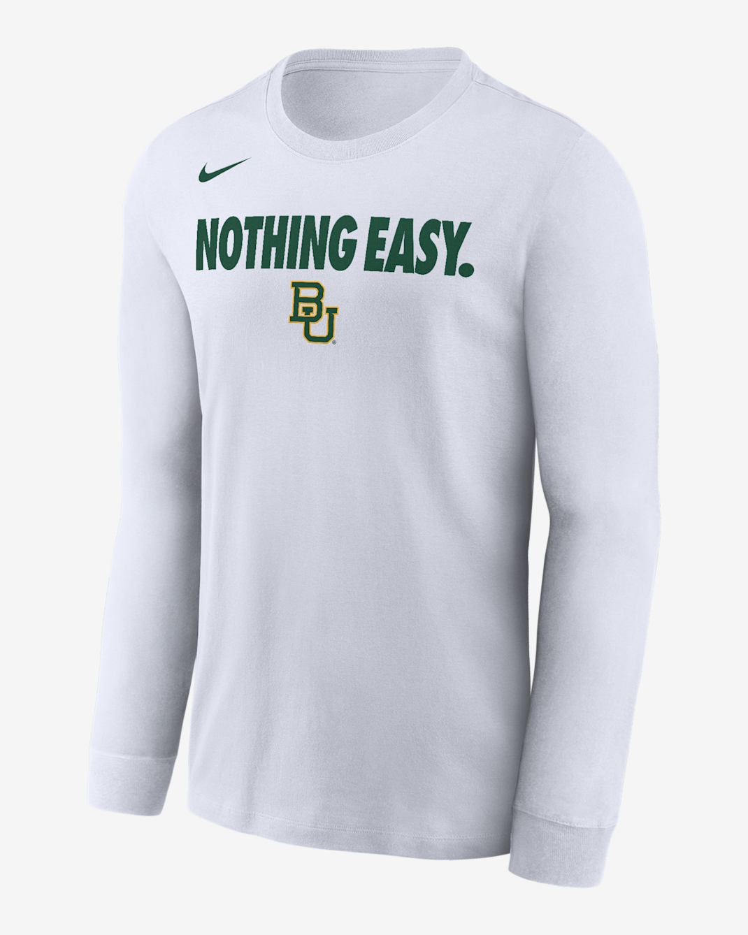 Baylor Men's Nike College Long-Sleeve T-Shirt - White