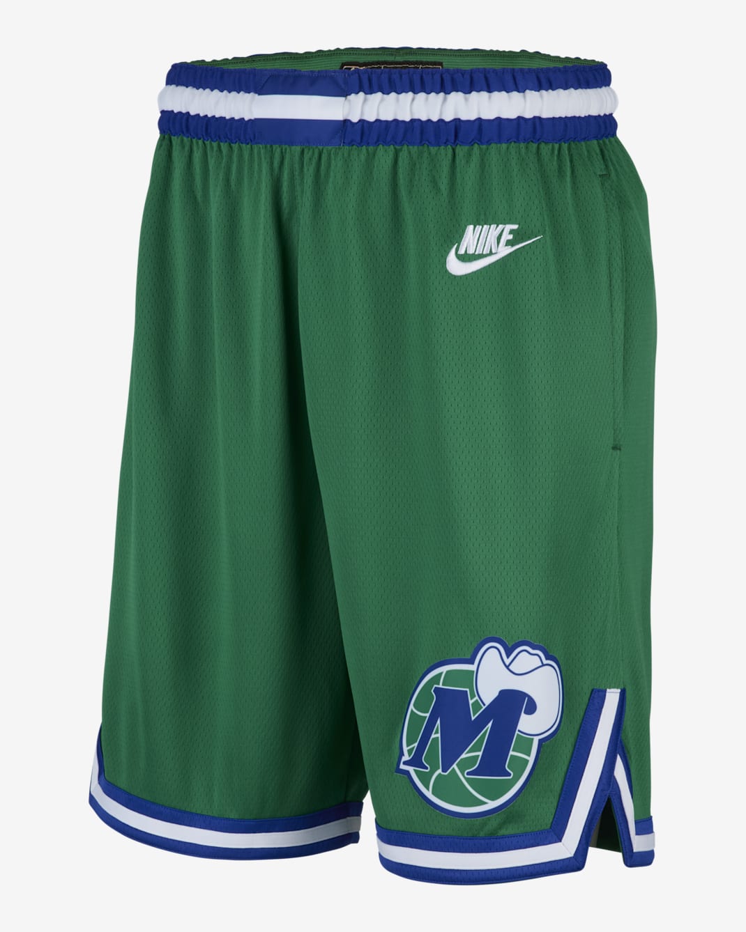 Dallas Mavericks Swingman 2025/26 Hardwood Classics Men's Nike Dri-FIT NBA Shorts - Clover/White