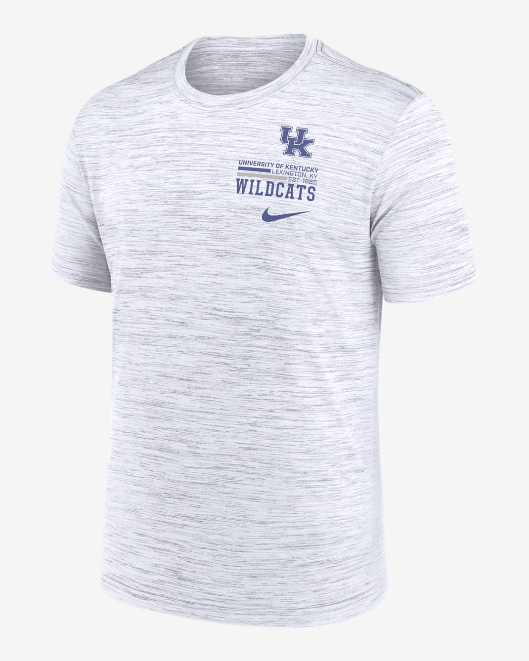 Kentucky Campus Chest Stack Velocity Men's Nike Dri-FIT College T-Shirt - White