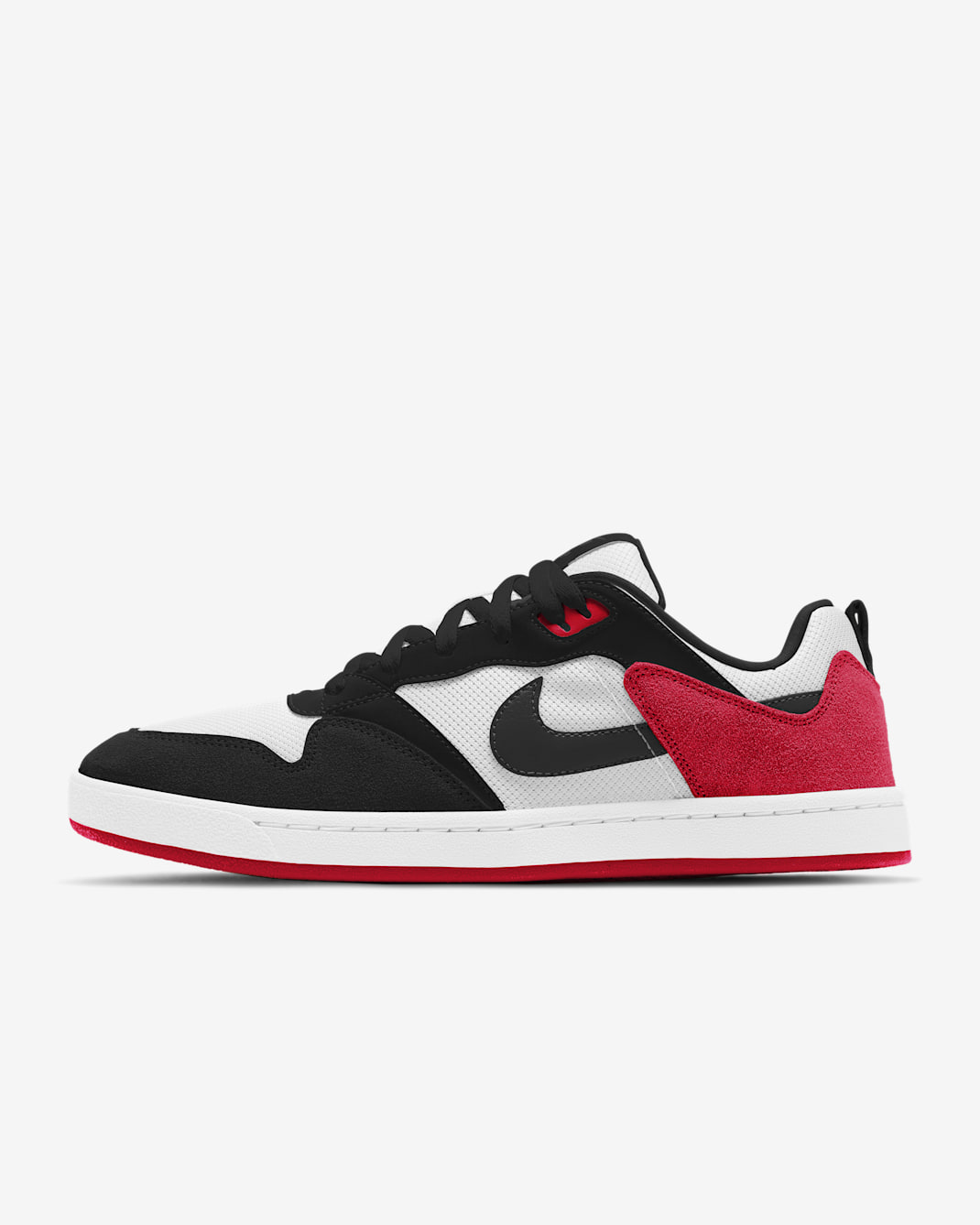 Nike SB Alleyoop 滑板鞋 - 白色/University Red/白色/黑色