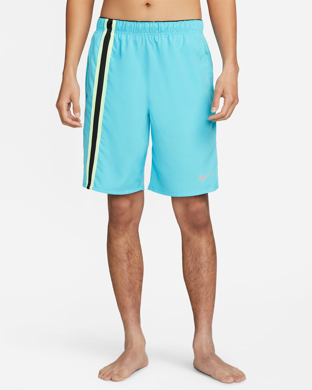 Nike Dri-FIT Challenger 男款 9" 無襯裡多功能短褲 - Baltic Blue