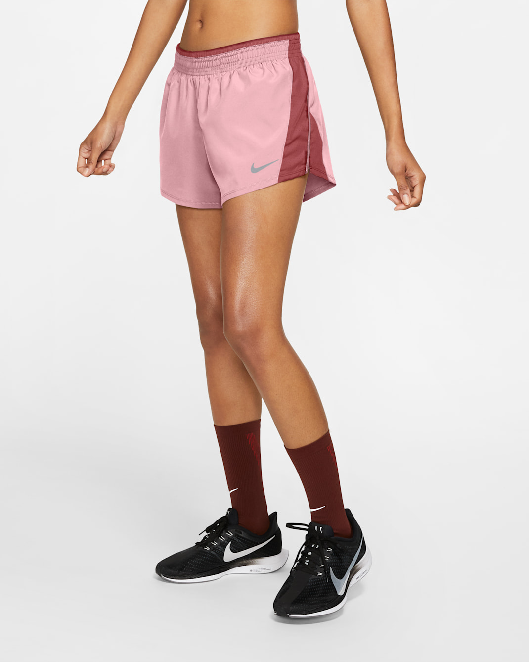 Nike 10K Women's Running Shorts - Pink Glaze/Canyon Rust/Pink Glaze/Wolf Grey