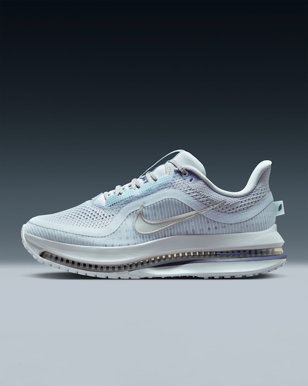 Nike Pegasus Premium Sabatilles de running de carretera - Dona - Football Grey/World Indigo/Blanc/Metallic Platinum