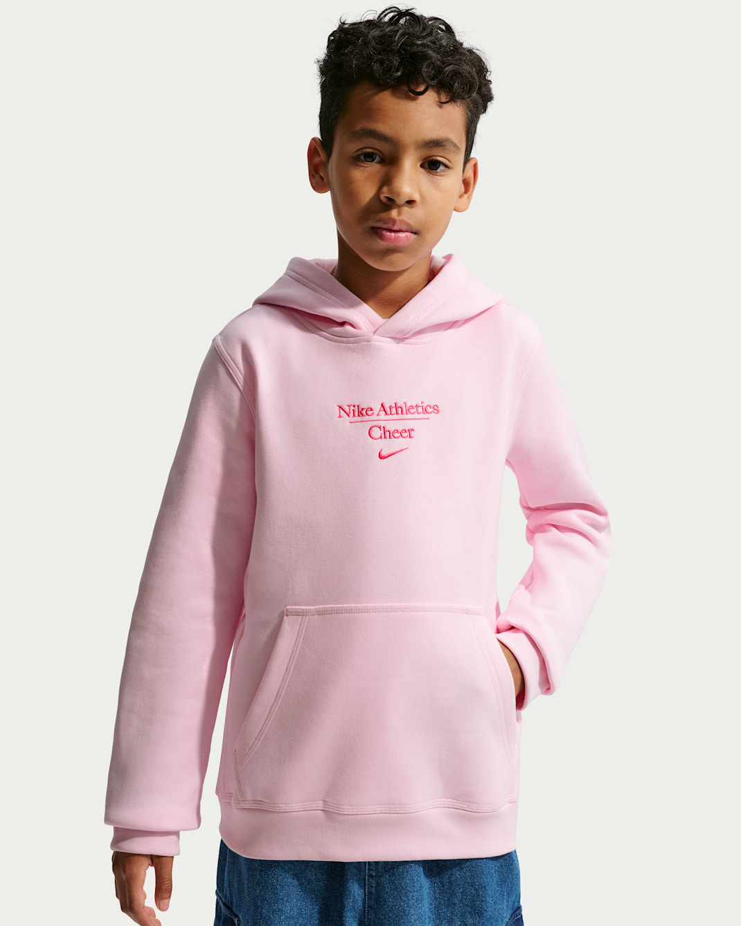 Nike Big Kids' Cheer Pullover Hoodie - Pink Foam/Pink