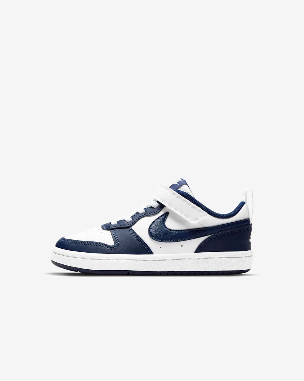 Nike Court Borough Low 2 Schuh für jüngere Kinder - Weiß/Signal Blue/Blue Void
