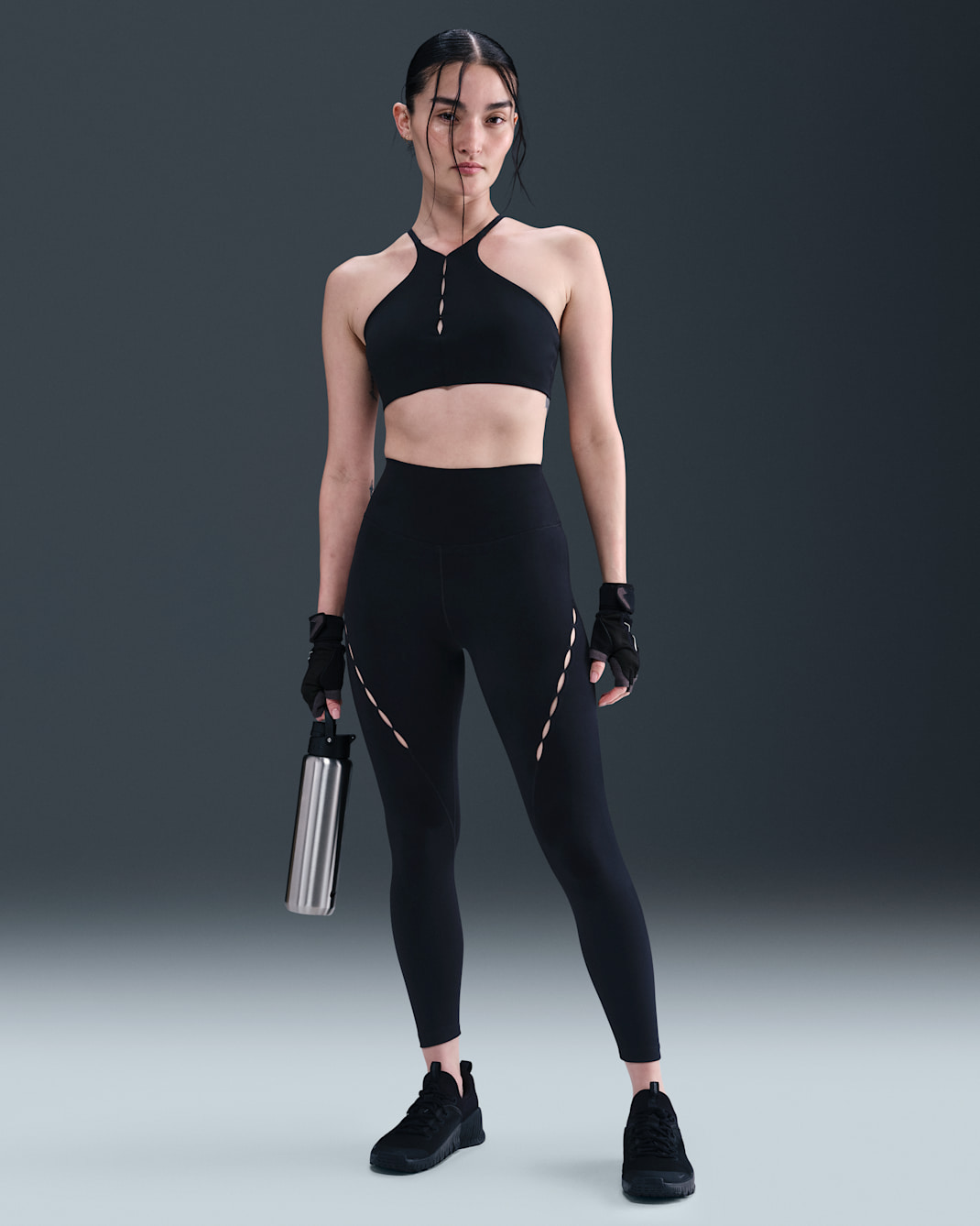 Nike One Women's High-Waisted 7/8 Leggings - Black/Black