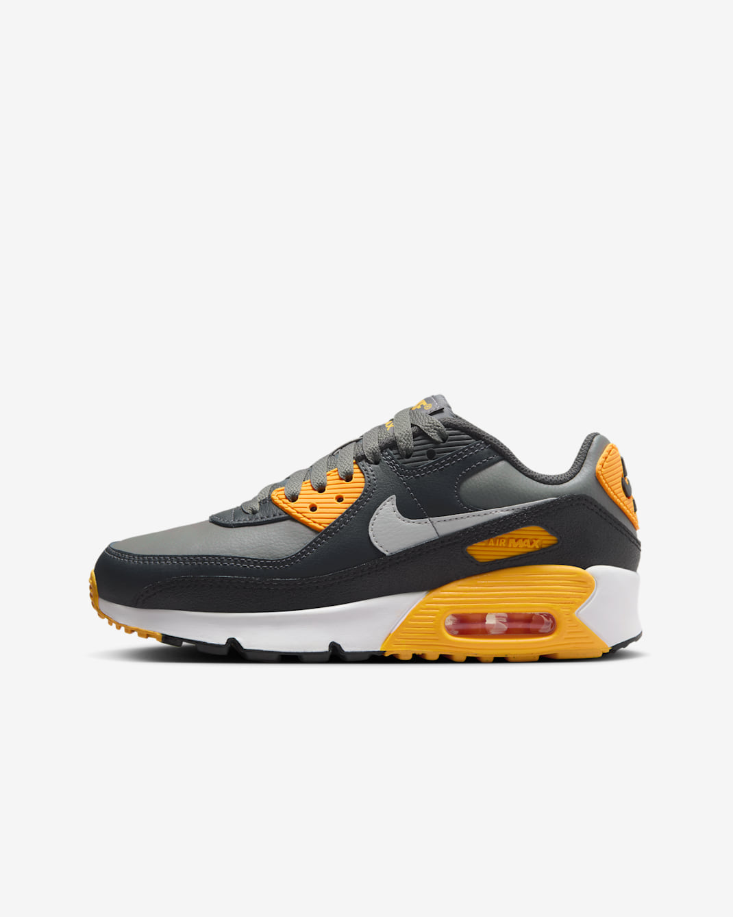 Nike Air Max 90 大童鞋款 - Smoke Grey/Anthracite/白色/Light Smoke Grey