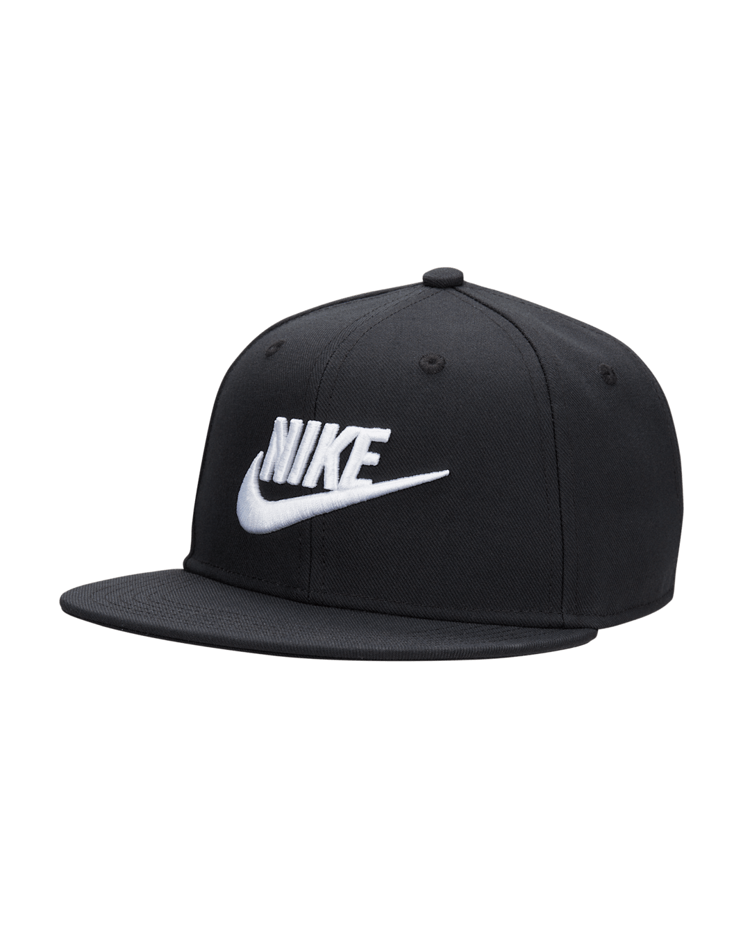 Nike Dri-FIT Pro Kids' Structured Futura Cap - Black/Black/White