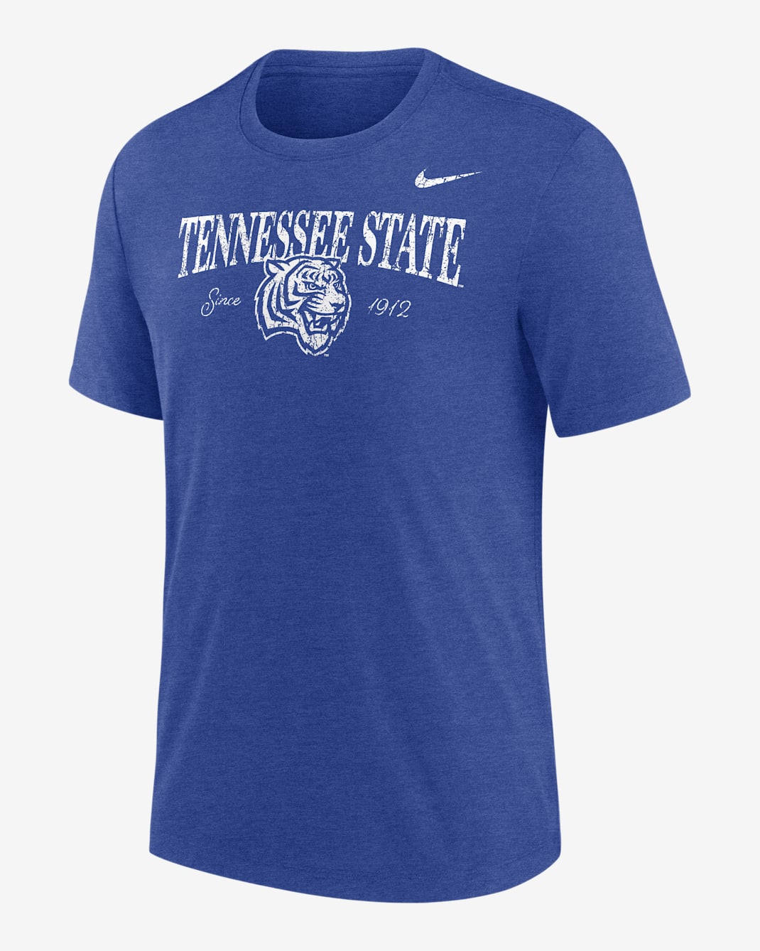 Nike College (Tennessee State University) Men's Tri-Blend Short-Sleeve T-Shirt - Rush Blue