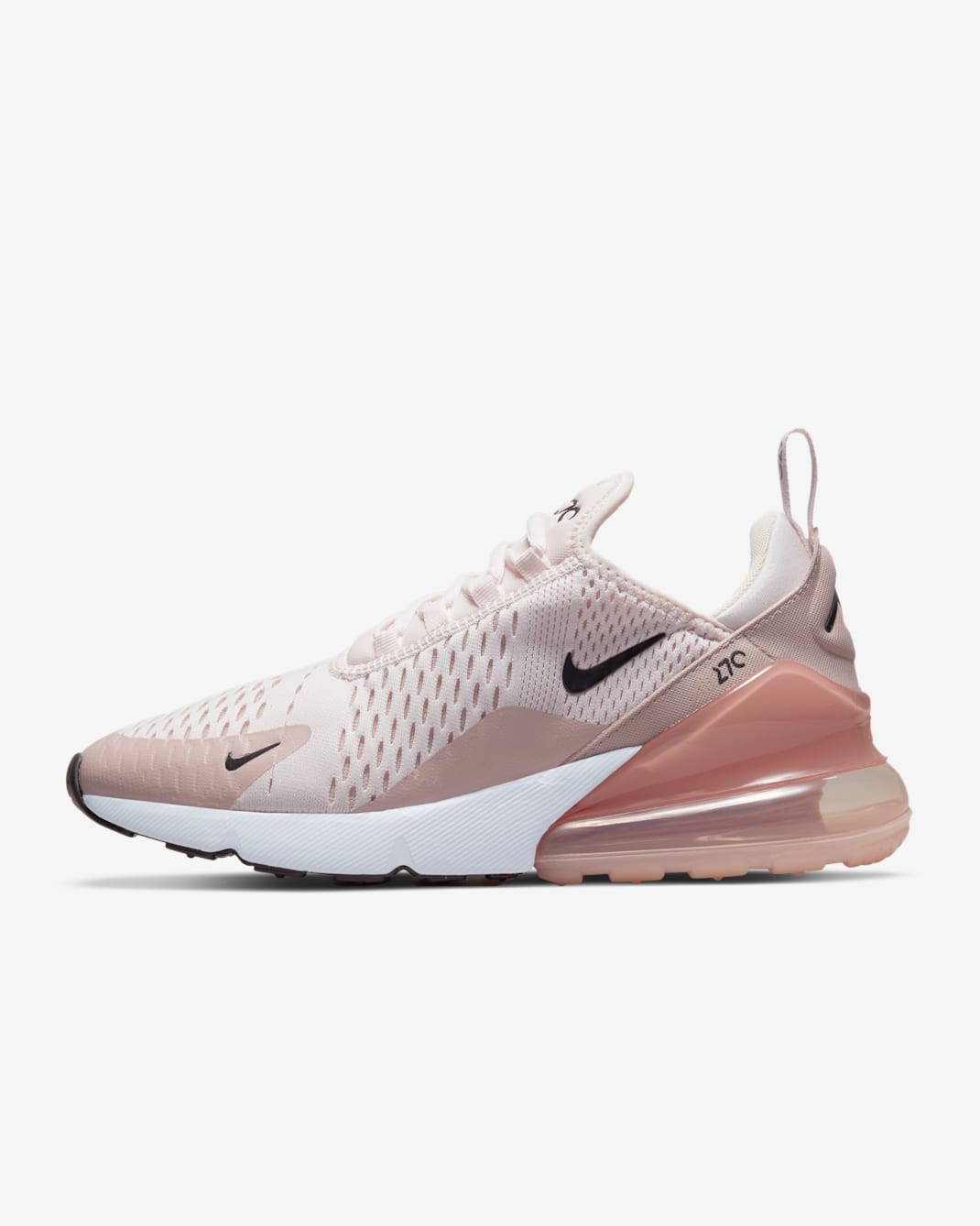 Tenis para mujer Nike Air Max 270 - Rosa suave claro/Rosa Oxford/Baya del desierto/Negro