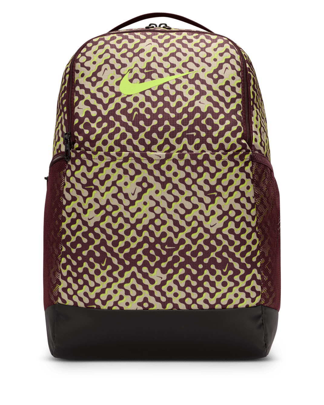 Zaino medio da training Nike Brasilia 9.5 (24 l) - Burgundy Crush/Nero/Volt