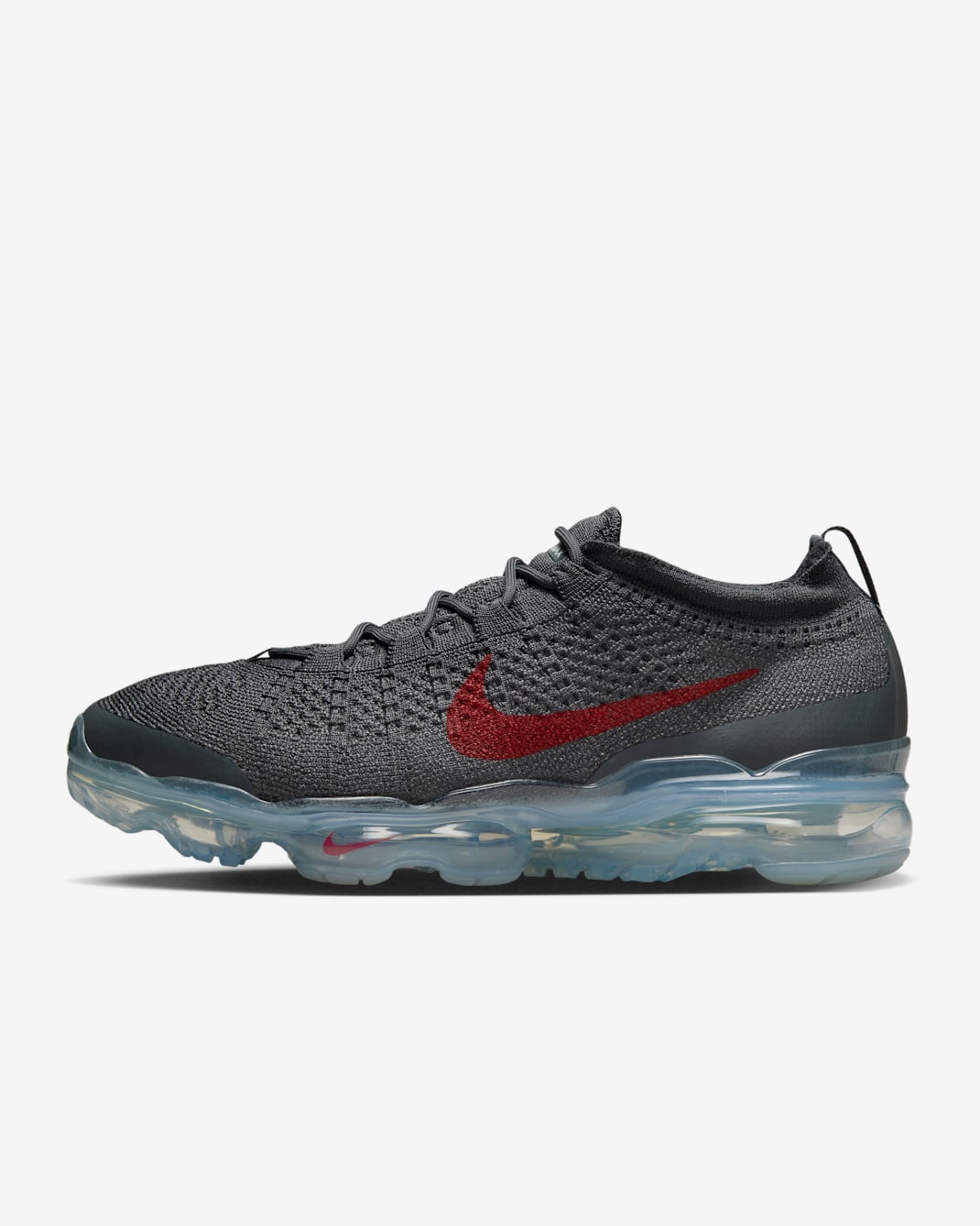 Nike Air VaporMax 2023 Flyknit Men's Shoes - Dark Grey/Cool Grey/Wolf Grey/Gym Red