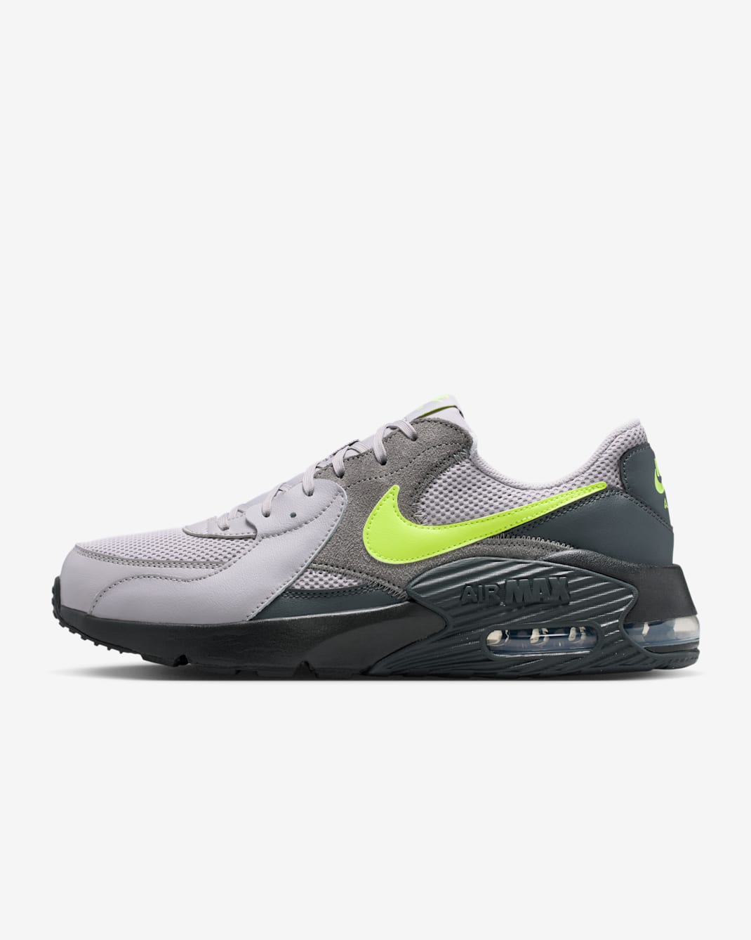 Tenis para hombre Nike Air Max Excee - Gris atmósfera/Antracita/Negro/Amarillo neón
