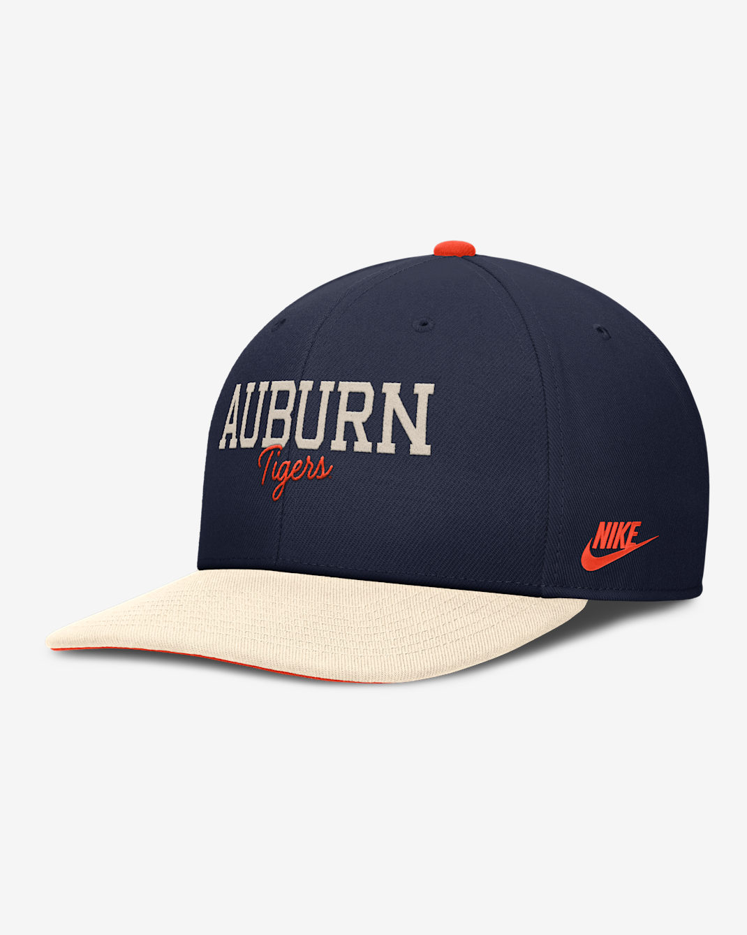 Auburn Legacy Script Men's Nike Dri-FIT College Adjustable Hat - Orange