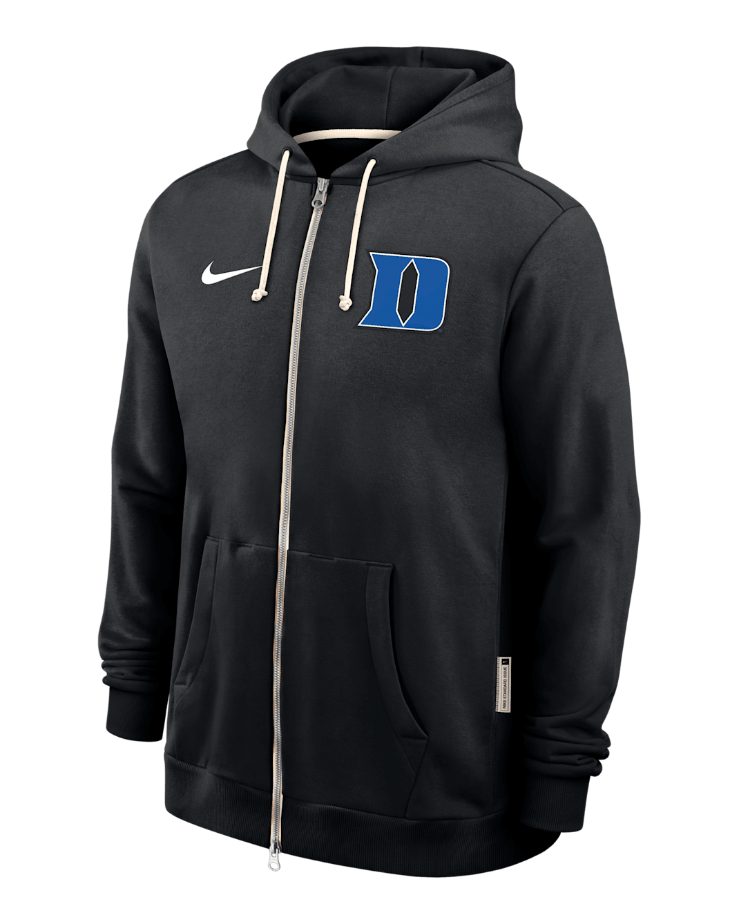 Duke Sideline Men's Nike Dri-FIT College Full-Zip Hoodie - Black