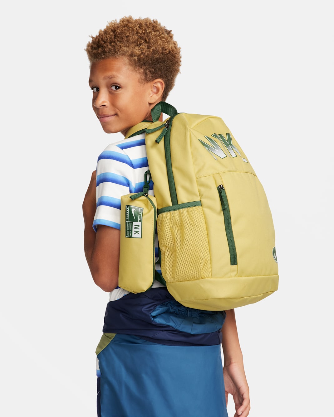 Nike Kids' Backpack (20L) - Saturn Gold/Fir/Fir