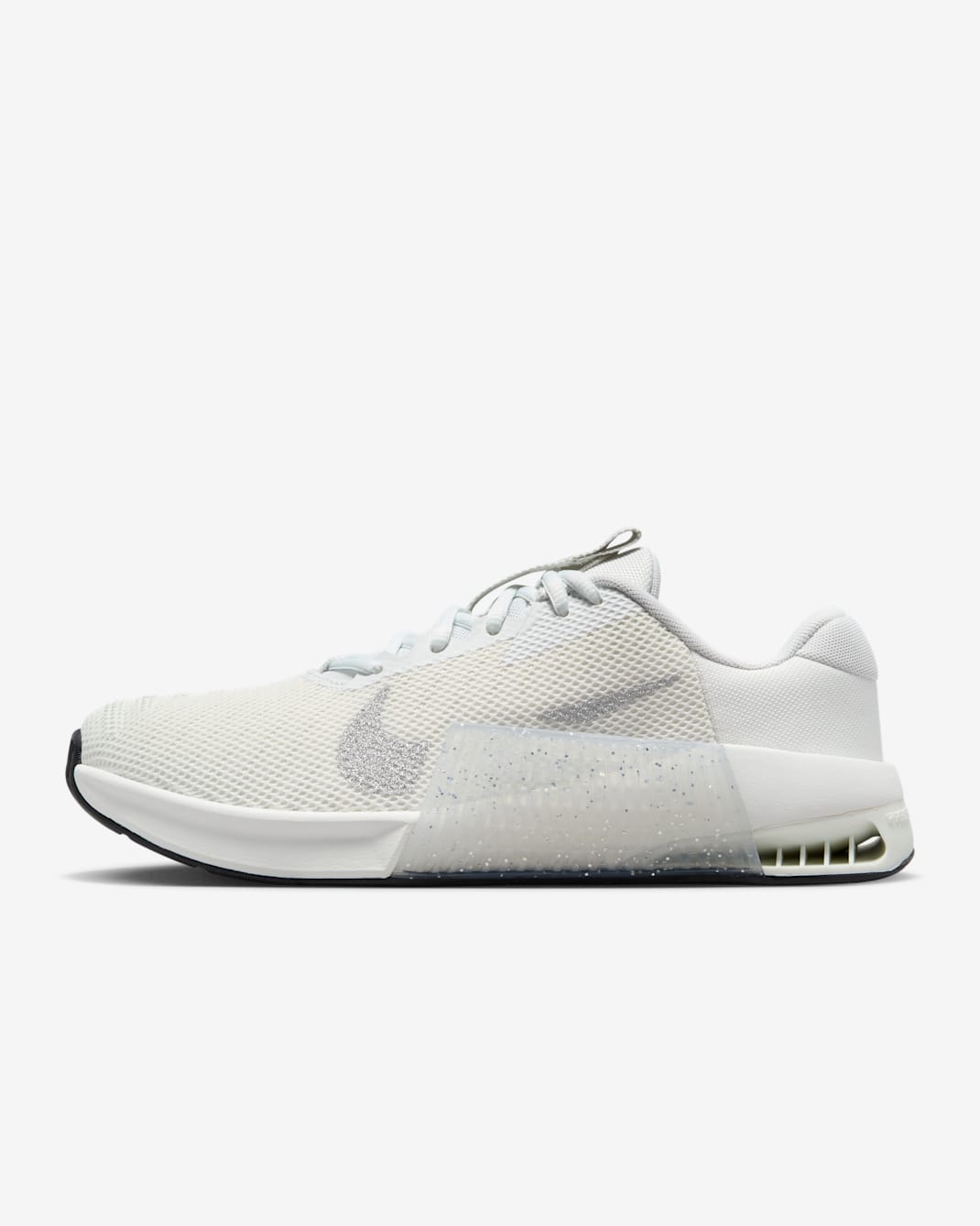 Nike Metcon 9 Premium Women's Workout Shoes with Glitter - Summit White/Sail/Black/Metallic Silver