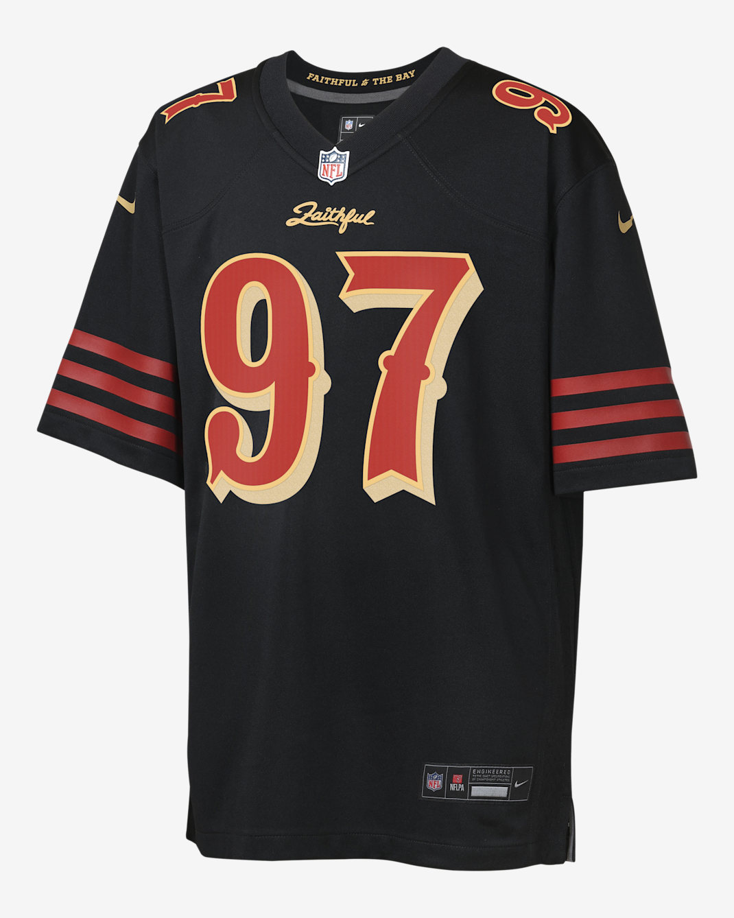Nick Bosa San Francisco 49ers Rivalries Collection Big Kids' Nike NFL Game Jersey - Black