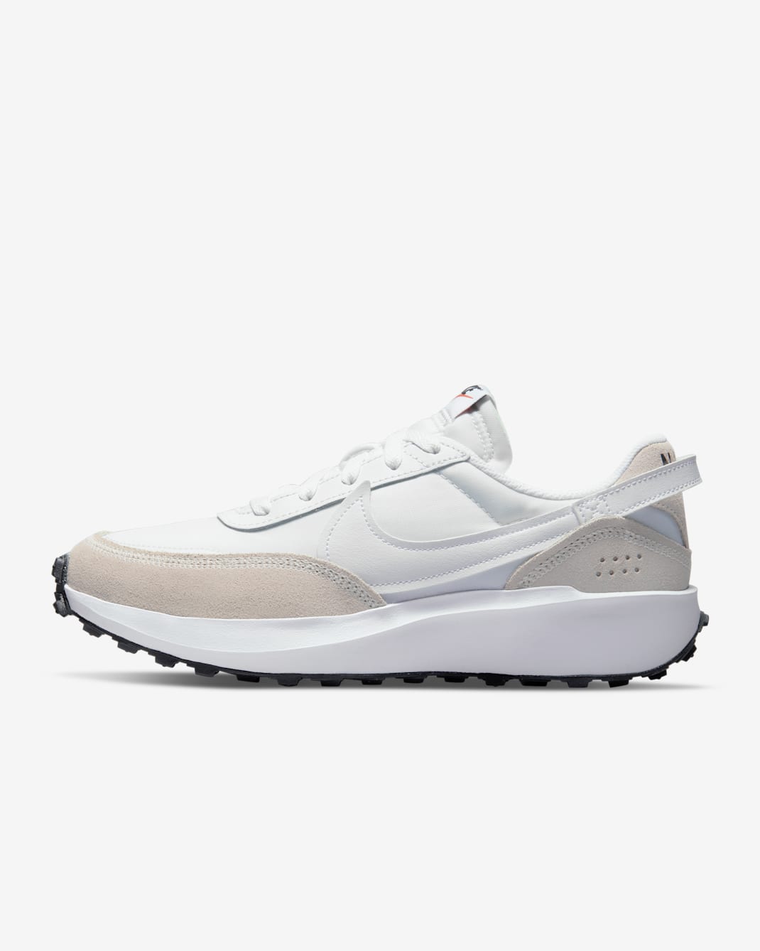 Nike Waffle Debut Women's Shoes - White/Black/Orange/White