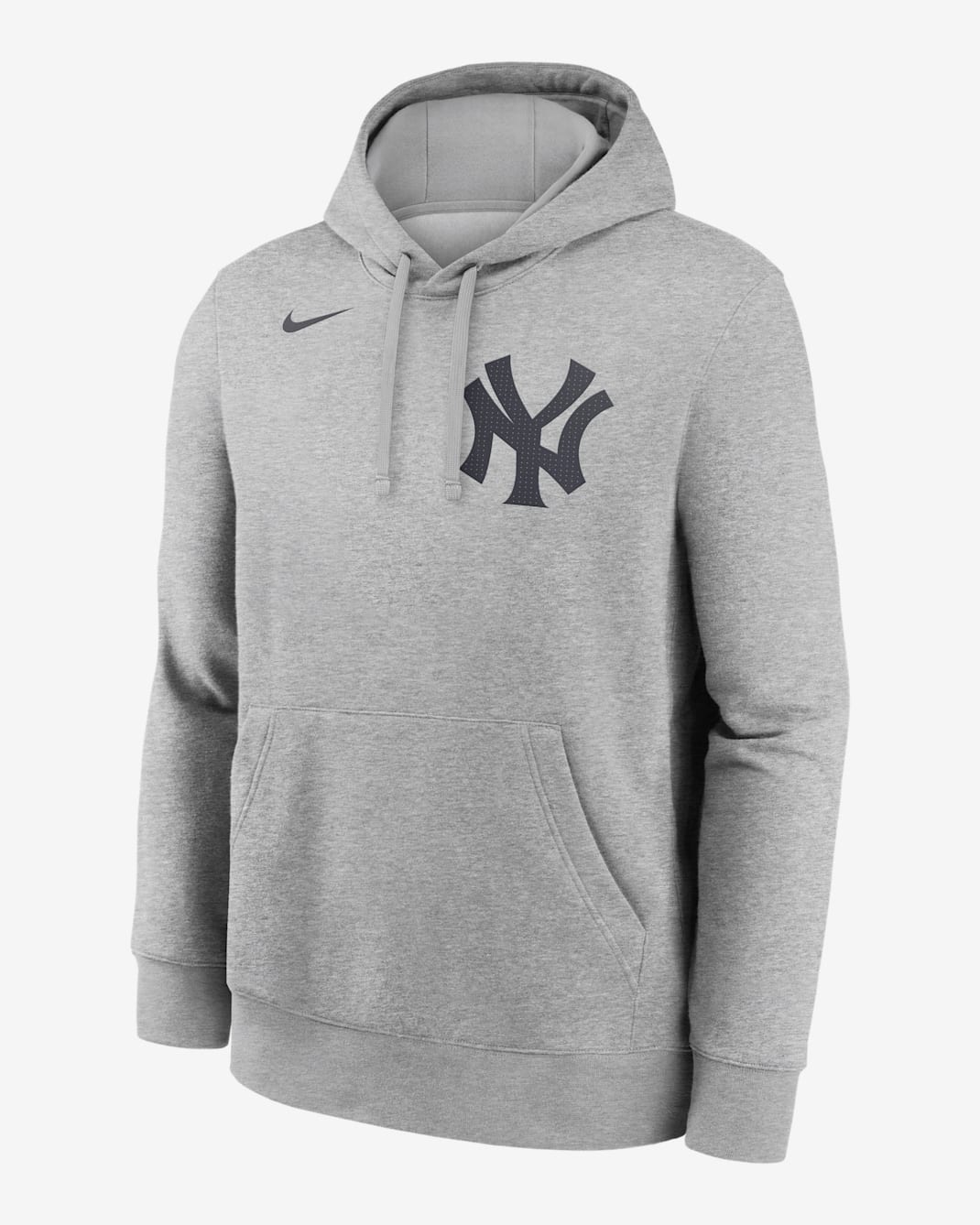 Derek Jeter New York Yankees Club Men's Nike MLB Pullover Hoodie - Grey