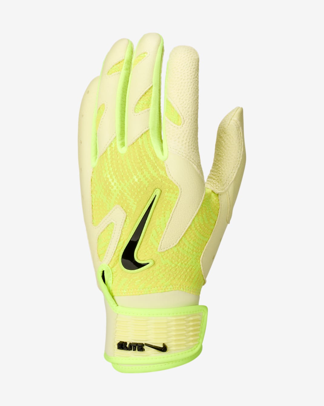 Nike Alpha Elite 2.0 Baseball Batting Gloves - Sonic Yellow/Life Lime/Black/Black