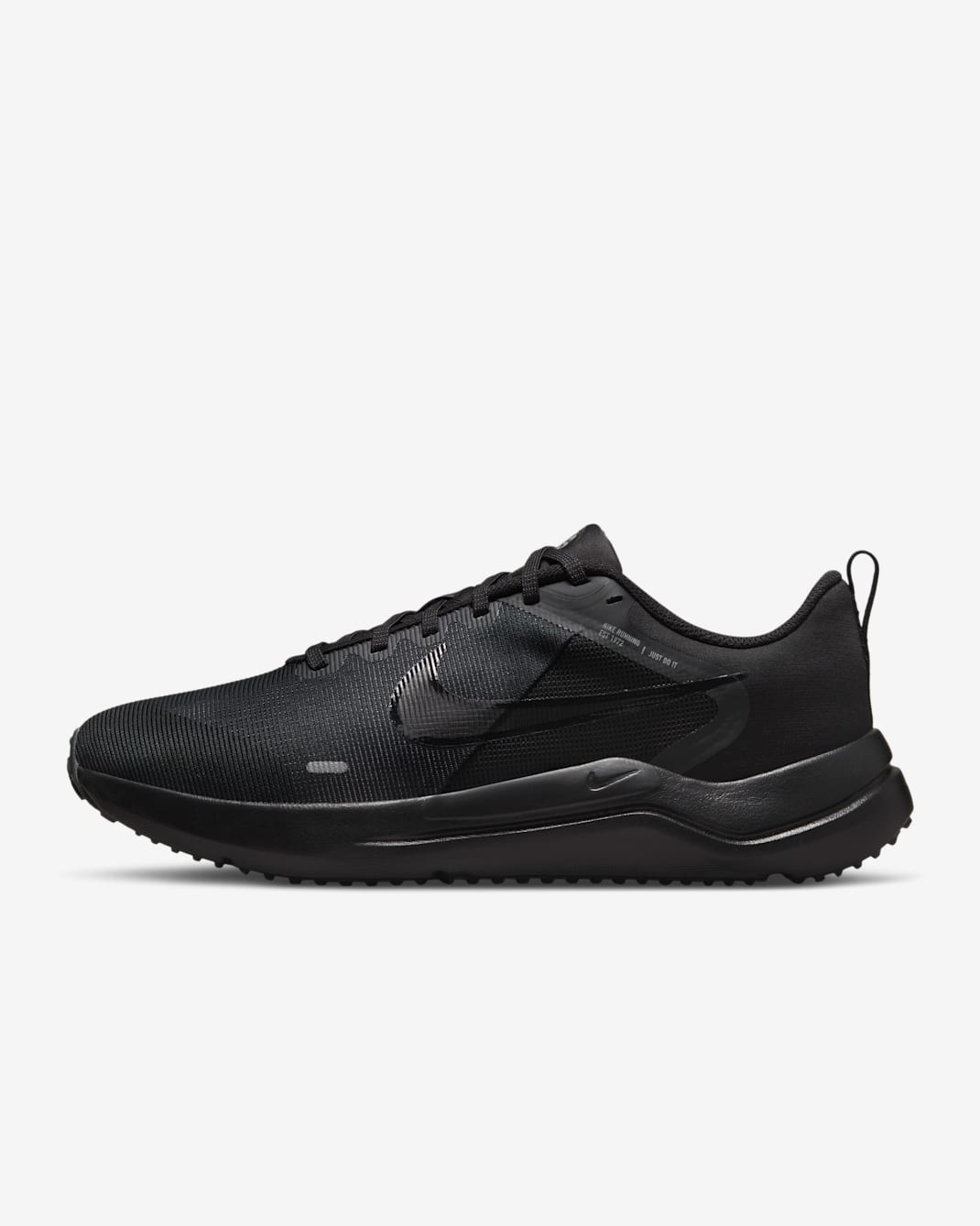 Nike Downshifter 12 Men's Road Running Shoes (Extra Wide) - Black/Particle Grey/Dark Smoke Grey