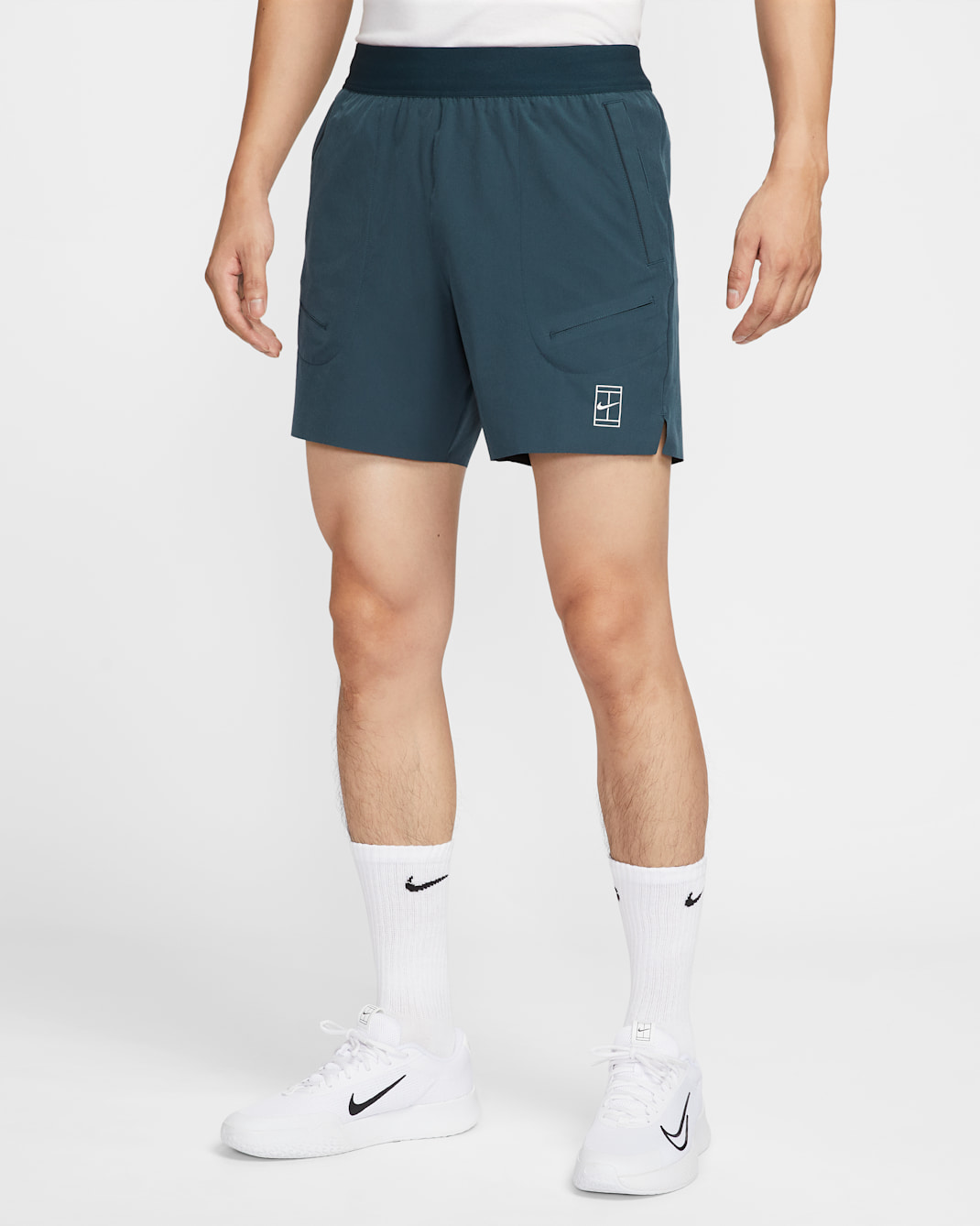 NikeCourt Advantage Men's Dri-FIT 15cm (approx.) Tennis Shorts - Armoury Navy/White