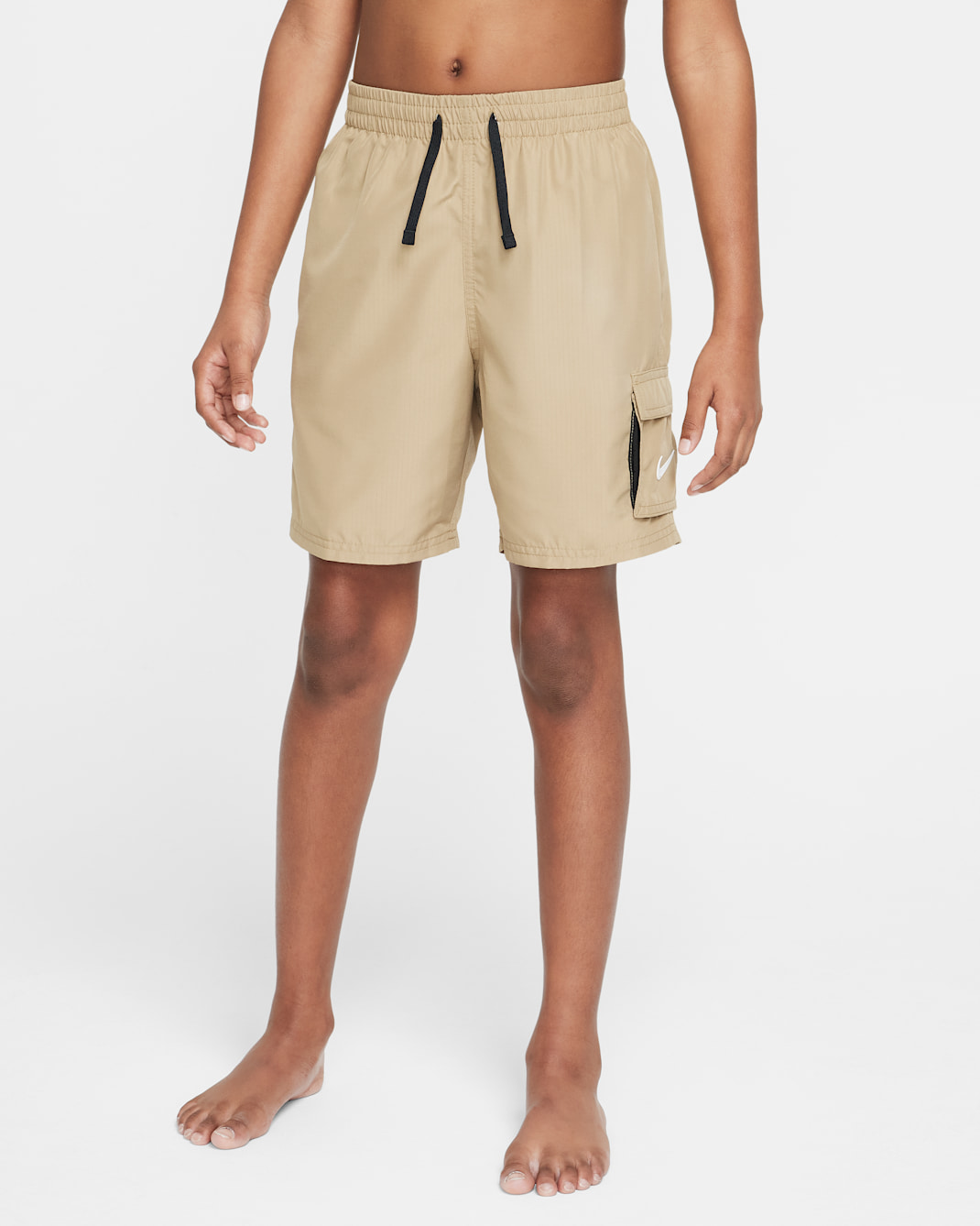 Shorts de vóleibol de 15 cm para niño talla grande Nike Swim Voyage - Beige paracaídas