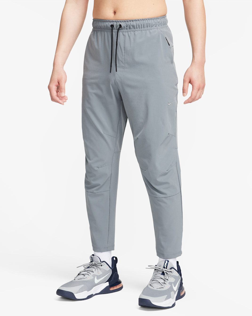 나이키 언리미티드 남성 드라이 핏 스트레이트 핏 다용도 팬츠 - 스모크 그레이/블랙/스모크 그레이