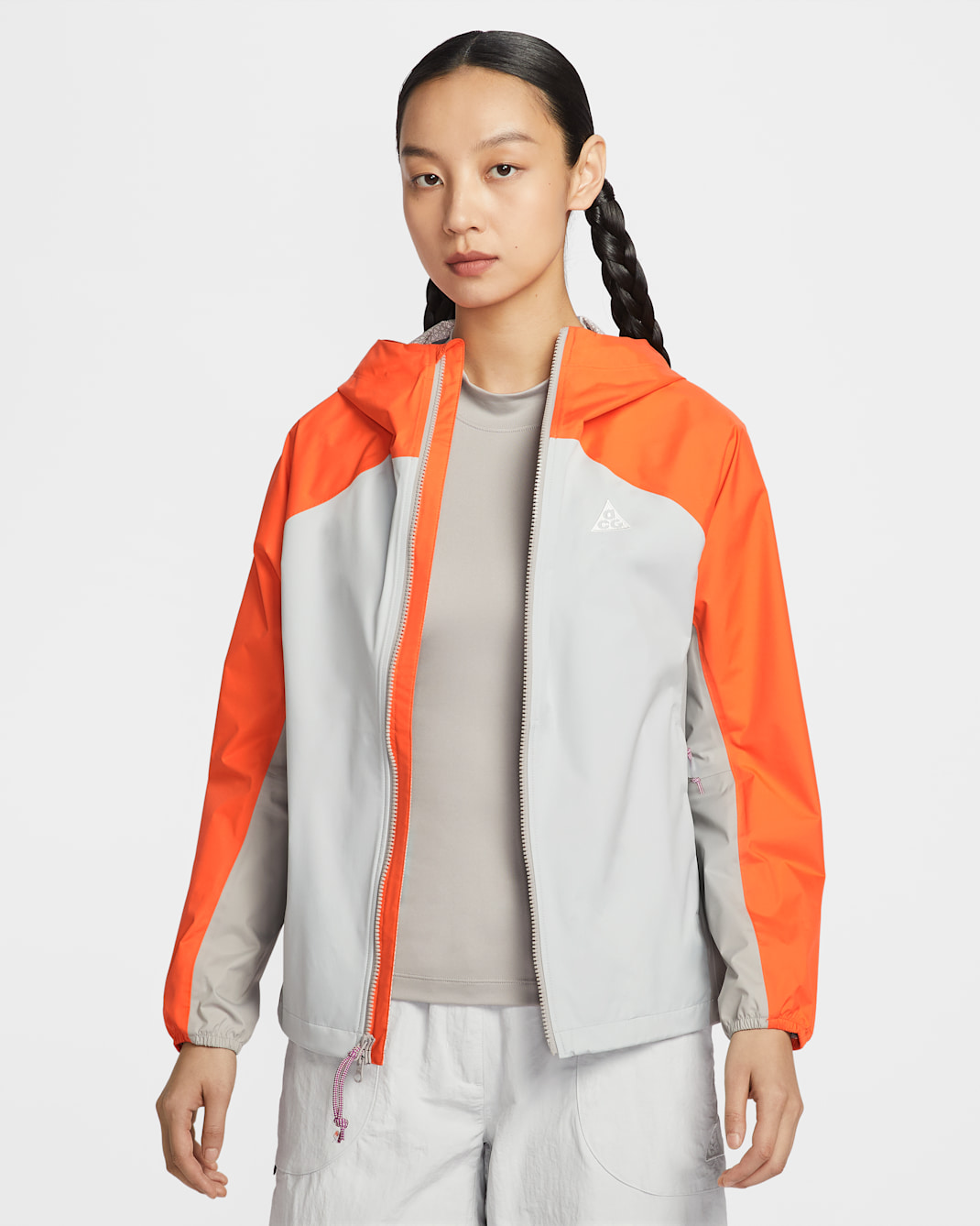Nike ACG 'Phantazma' Men's Storm-FIT ADV Jacket - Safety Orange/Grey Fog/College Grey/Summit White