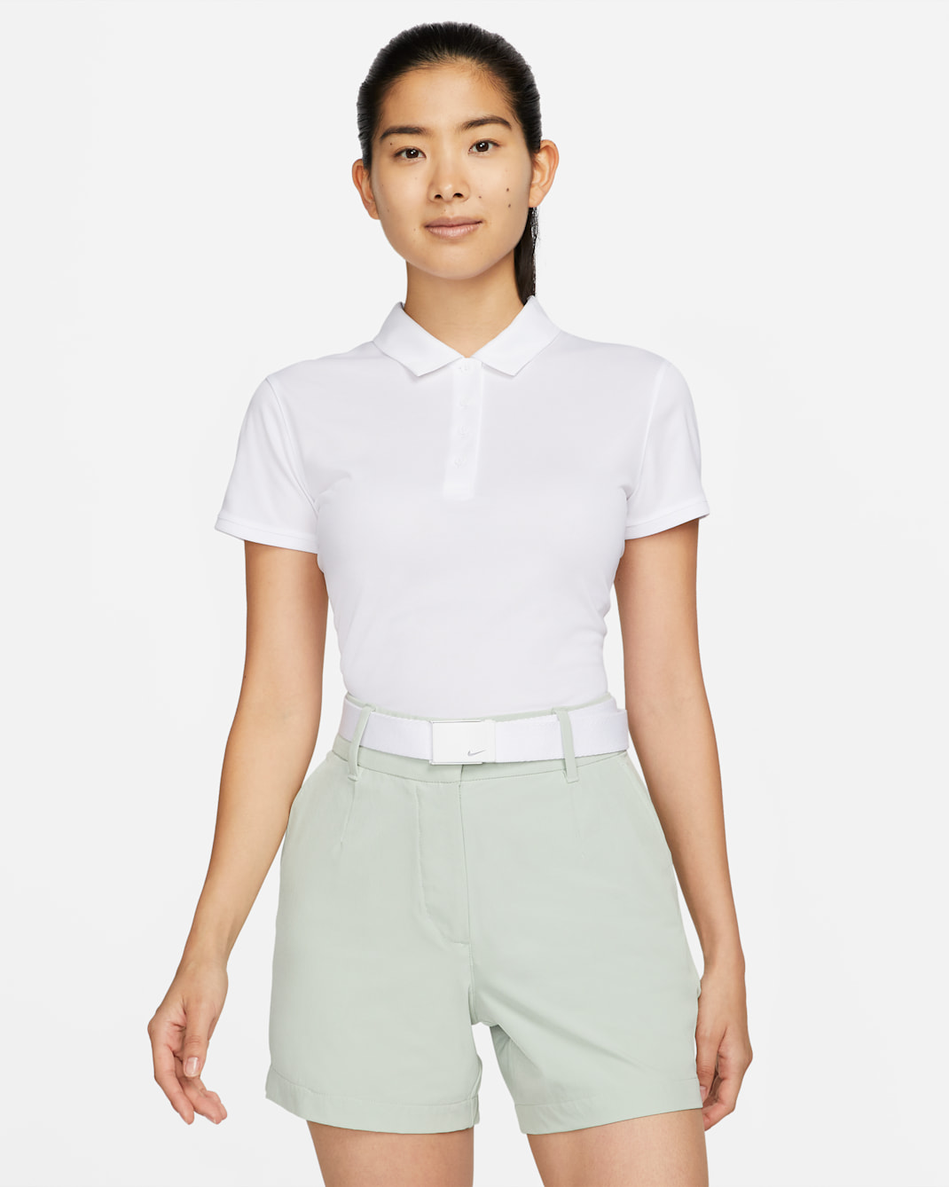 Nike Dri-FIT Victory Women's Golf Polo - White/Black