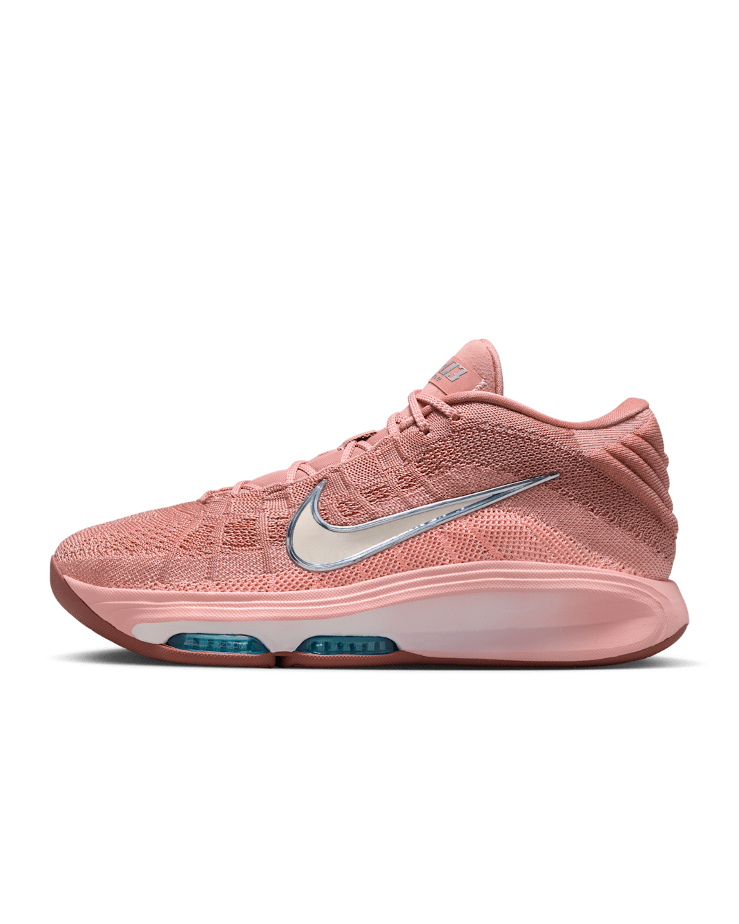 Nike G.T. Hustle 3 EP Basketball Shoes - Red Stardust/Metallic Silver/Pink Tint/Pale Ivory