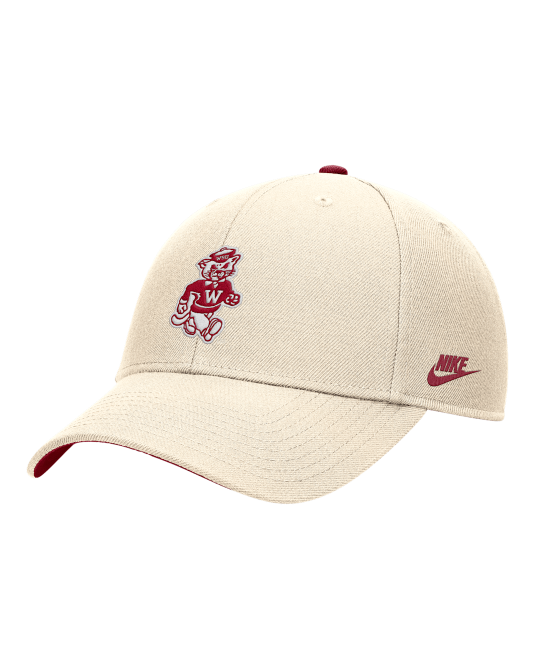 Washington State Rise Men's Nike College Adjustable Cap - Natural