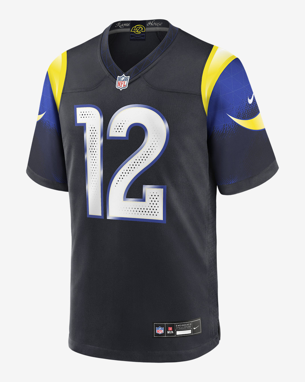 Puka Nacua Los Angeles Rams Rivalries Collection Men’s Nike NFL Game Jersey - Navy