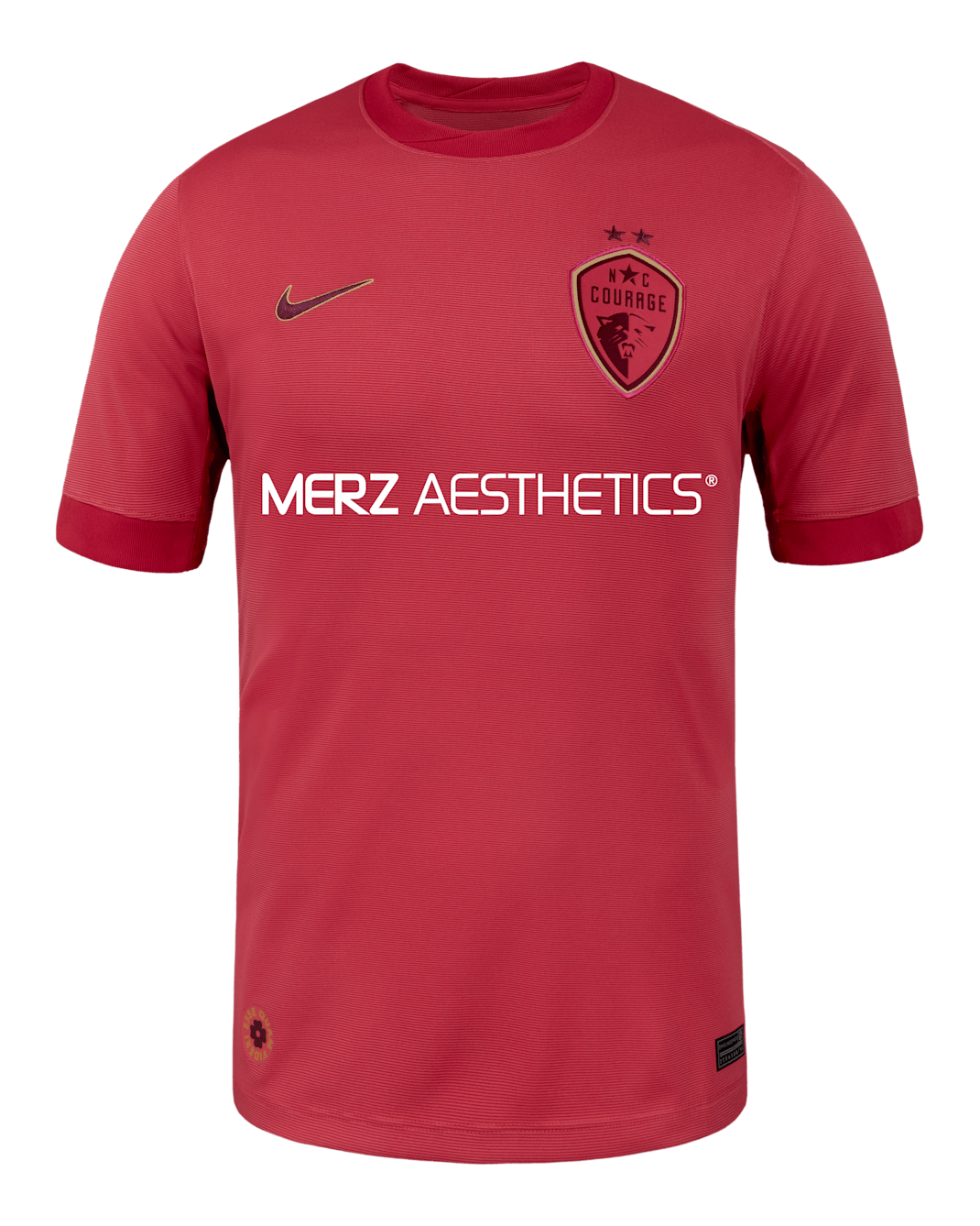 Jersey Nike Dri-FIT de la NWSL Replica para hombre North Carolina Courage visitante 2025 Stadium - Rosa margarita/Baya intenso